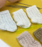 Hand Knitted Doll Socks. Short, Long and Lacy.  Doll Accessories for Collectors. - Image 3
