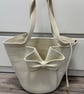 Handmade Bow Tote Bag – Elegant Cotton Rope Bag - Image 5