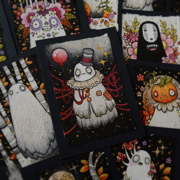 ghostober ghost - day 17 - creepy clown