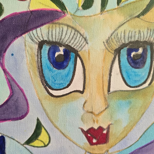 Fairy Acrylic Painting