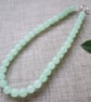 Quartzite Necklace, Pale Green - Image 1
