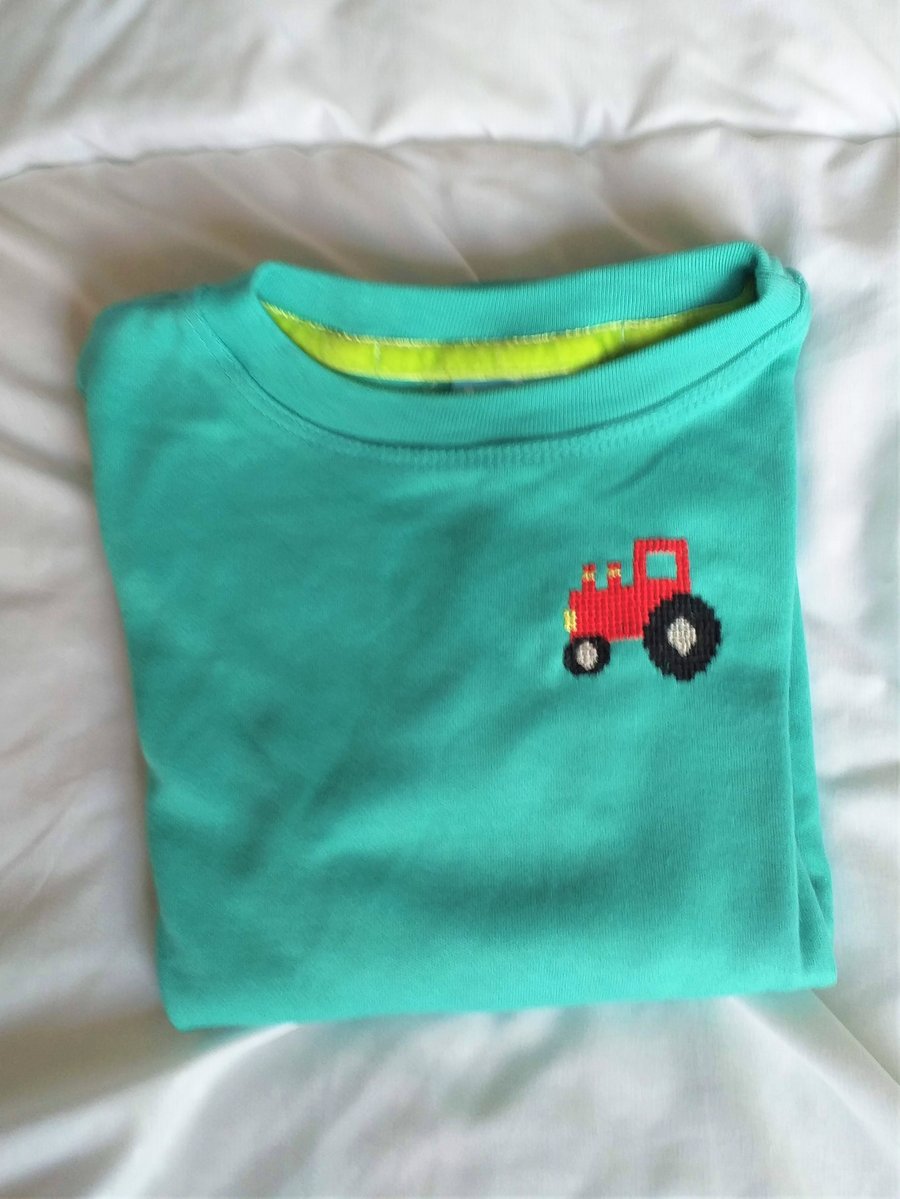 Tractor Long-sleeve T-shirt age 4