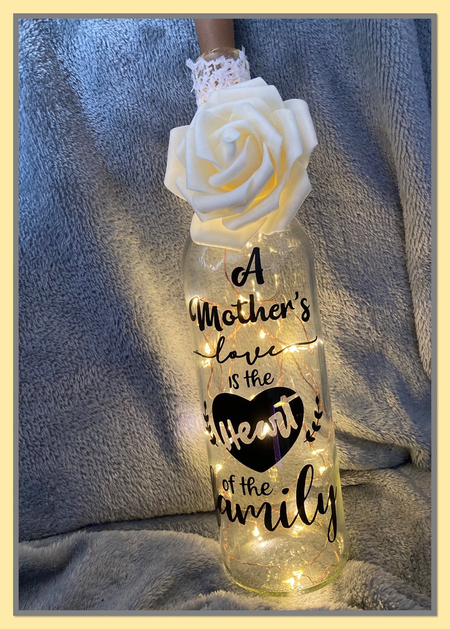Mother’s Day gift light up wine bottle 