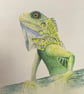 Original Watercolour - Lizard - Image 1