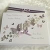 Personalised Handmade Birthday Card Gift Boxed Daughter Mum 18th 21st Any Age 