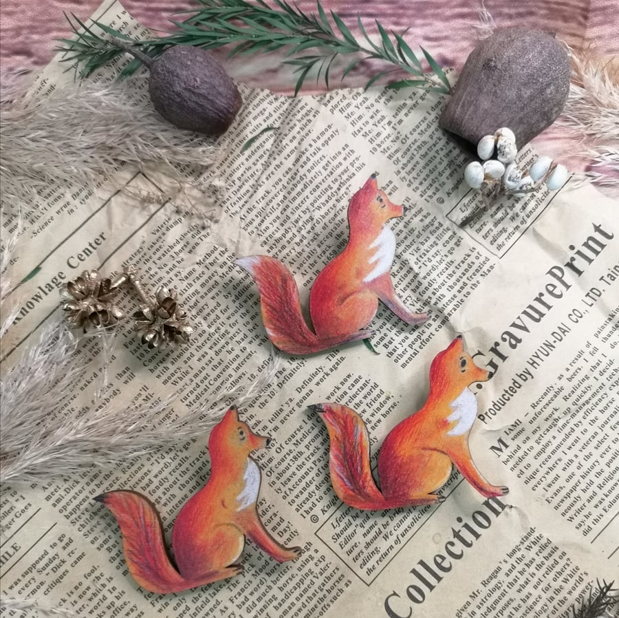 Red Fox pins