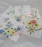 Patchwork charm pack - squares from vintage linens - Image 1