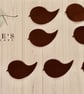 Felt robin die cut shapes - Image 4