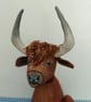 Highland Cow Doorstop 