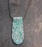 Handcrafted wearable art, boho chic Pendant