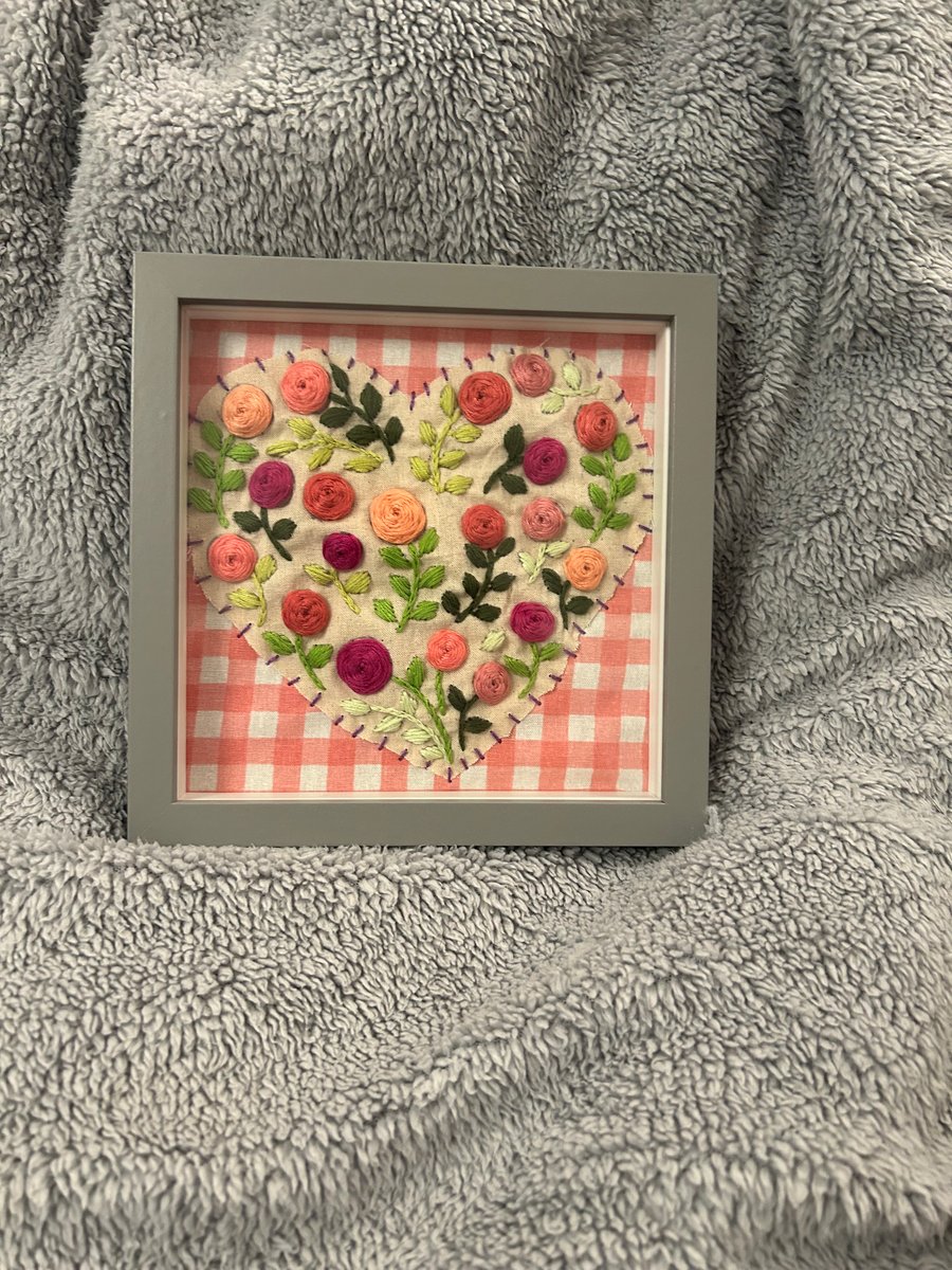 Flower Heart Embroidery 