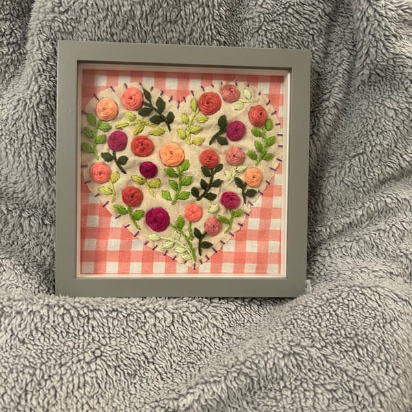 Flower Heart Embroidery 