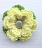 Crochet Flower Brooch Corsage - Image 3