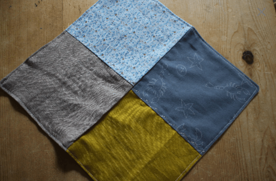 Handmade patchwork handkerchief