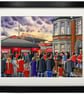 Nottingham F. Framed & Unframed Art Print Football FC, C Ground, Forest Gift - Image 1