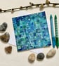 Build Your Dreams, blank greetings card. - Image 1