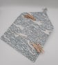 Peg bag clip on sea green waves with beading.  - Image 4
