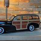 Up cycled Maisto 1:20 Chevy Woody desk lamp