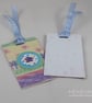 Pack of 4 handmade gift tags in pastel colours - Image 7