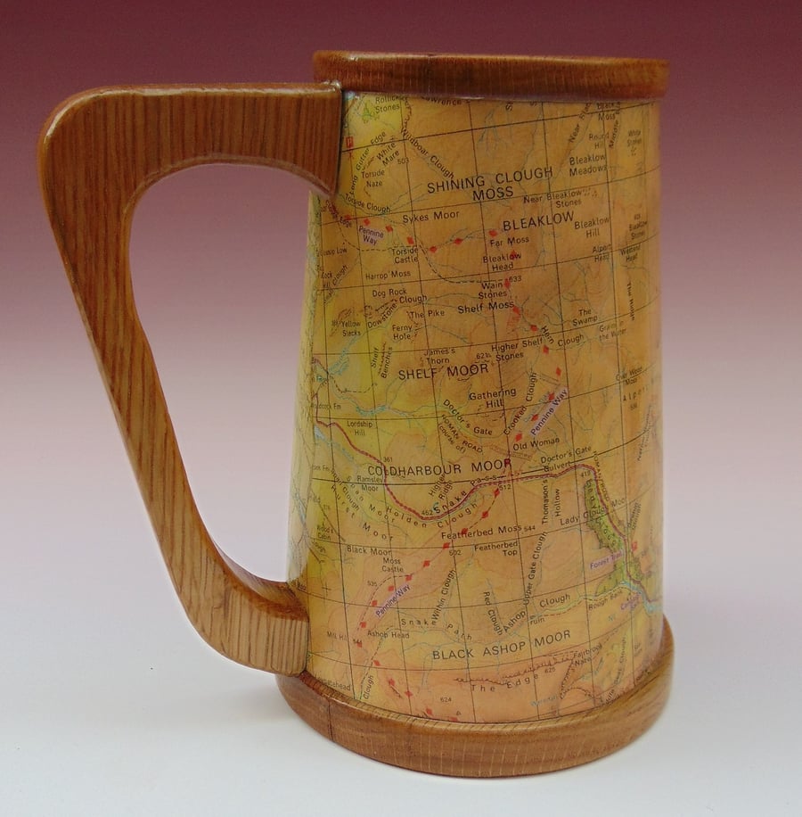 OS Map of Ladybower Tankard (442)