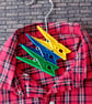 Red Tartan Shirt Peg or Storage Bag - Image 4