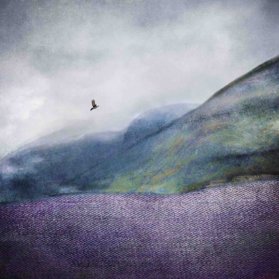 Hills of Tweed, Highlands, Scotland. Scottish Fine Art Giclée print.