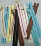 12 x Mixed Colour 20cm Closed End Zips
