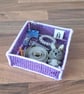 Small tray for small desk items - purple colour - Image 2