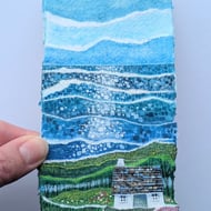 Sparkle Cottage - Original collage. A4 Mounted only