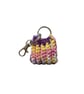 Mini crochet purse bag charm keyring