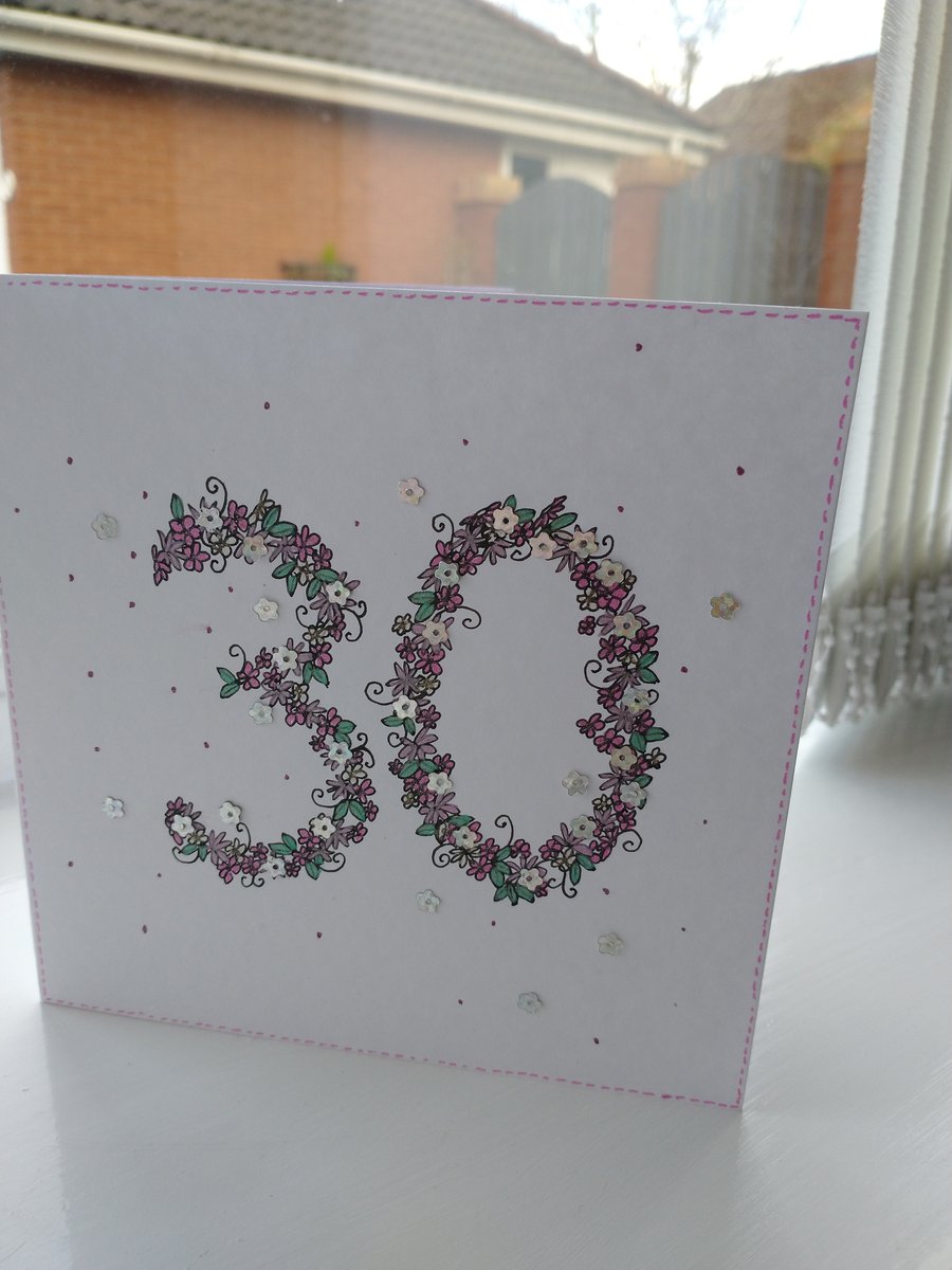 30 birthday card