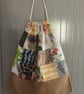 Drawstring lined bag, lined drawstring bag, student gift - Image 1