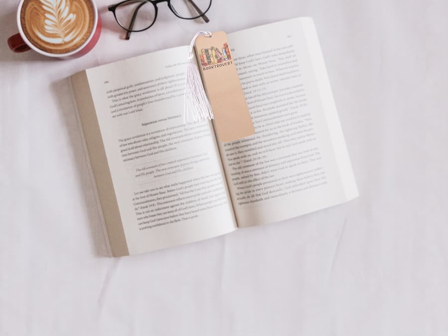 Bookish Metal Bookmark. Perfect back to scbhool gift!