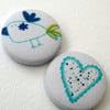 Love Bird Badge Set