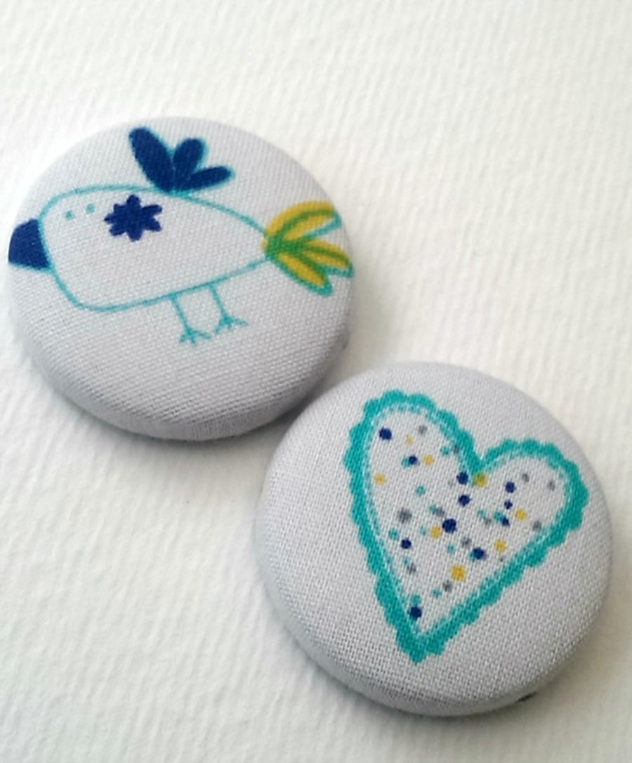 Love Bird Badge Set