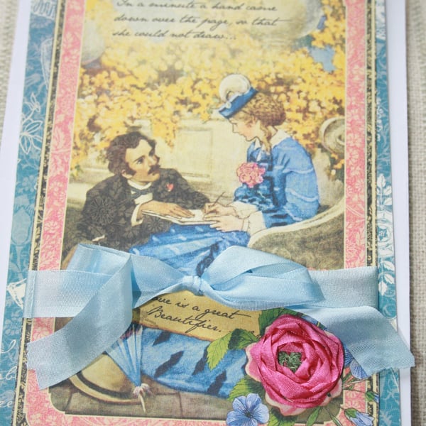 Vintage-style Card - Little Women Card