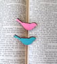Painted Wooden Bird Brooch, various colours - Image 6