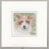 Terrier dog handmade card