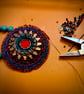 Celtic disk pendant on turquoise bead necklace - Image 7