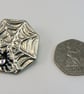 Pewter brooch ( spider on web with stone) - Image 6