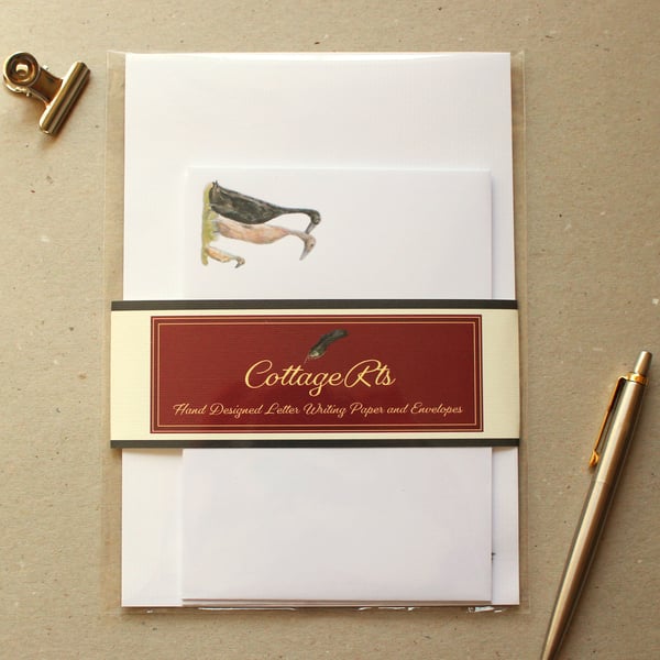 Runner Duck Letter Writing Paper Hand Designed By CottageRts