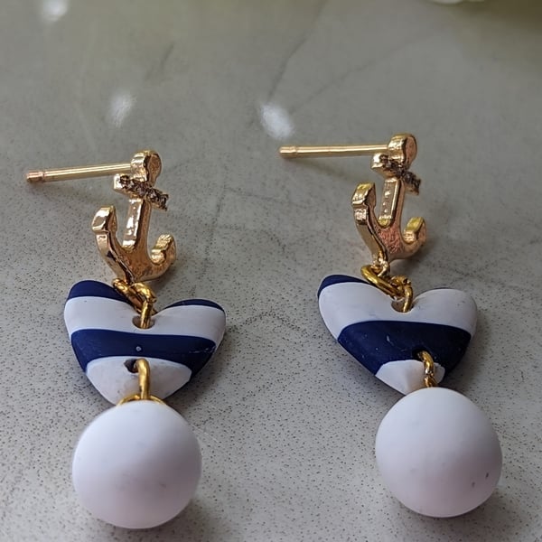 Nautical dangle earrings 