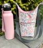 H20 Water Bottle Bag Vinyl Pink Floral