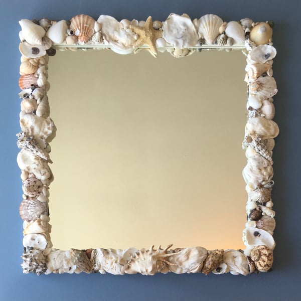 Starfish Seashell Mirror SOLD