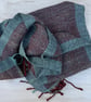 Rust and grey diamonds scarf - Image 5