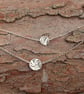 'Reach' Double Disc Necklace – Layered Sculptural Pendant - Image 2