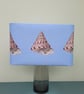 Rectangular lampshade with rounded corners featuring a vintage shell design - Image 2
