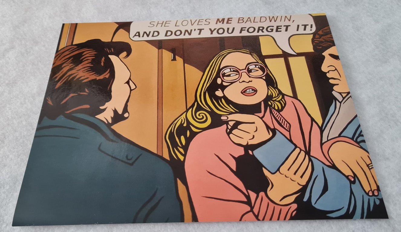 Coronation Street Corriecatures  Love Triangle pop art print 10 x 8 