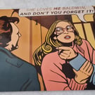 Coronation Street Corriecatures  Love Triangle pop art print 10 x 8 