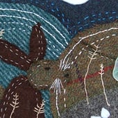 Yorkshire Hare Crafts  - Textile and needlefelt artist. 